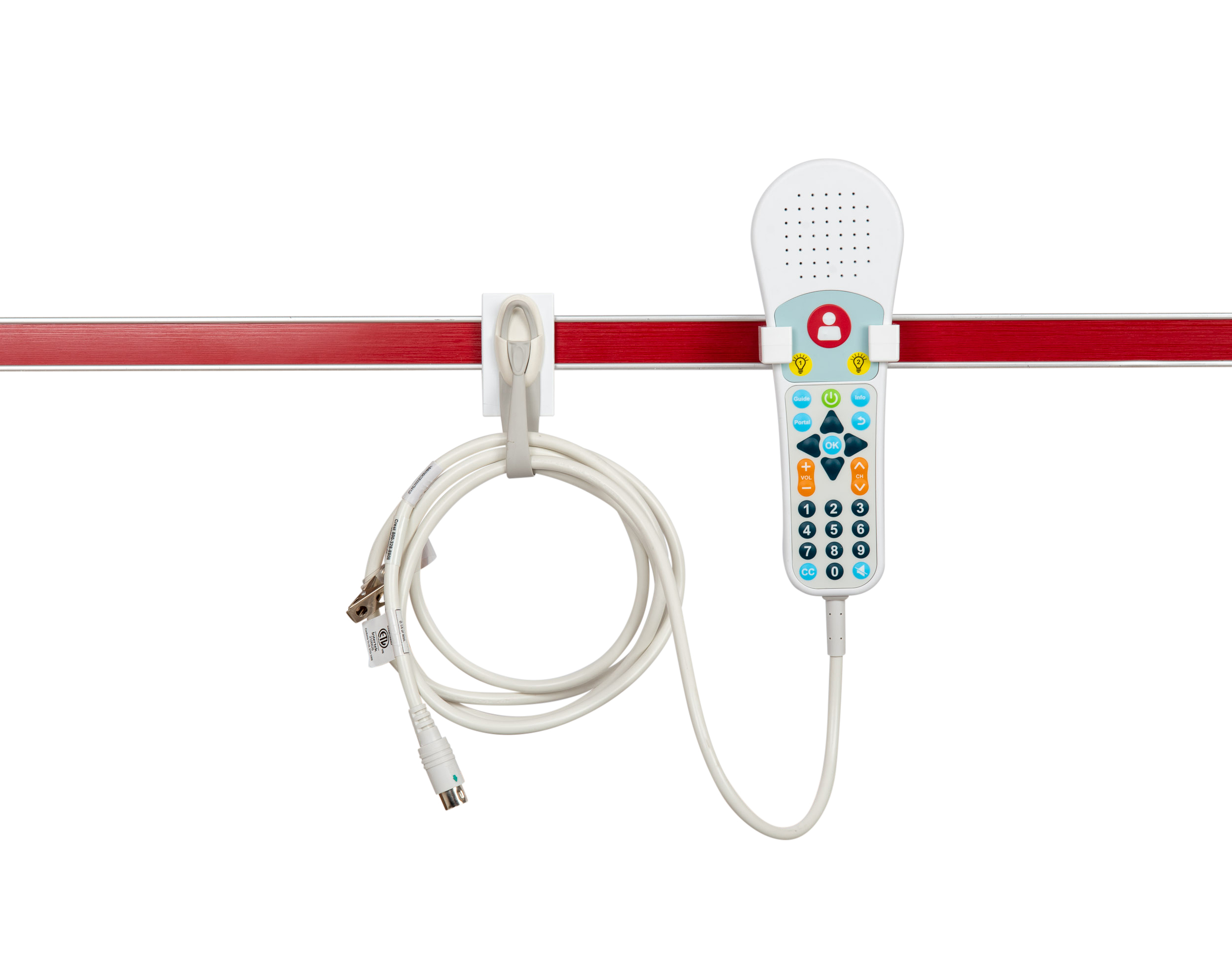 Mounting plate with pillow speaker / nurse call holder | Paladin